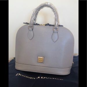 Ships Free D&B Zip Zip Saffiano Satchel